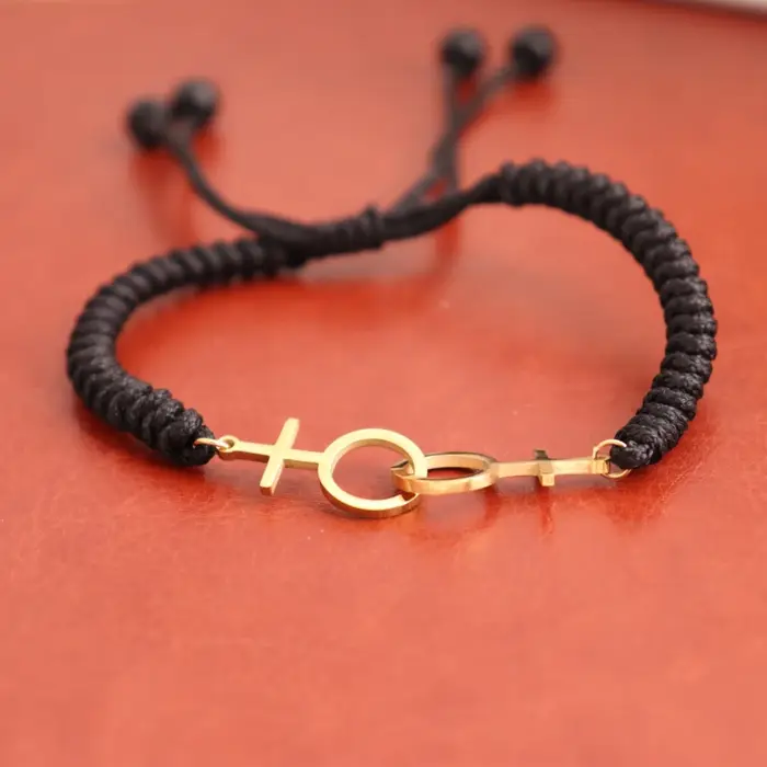 Bracelet à breloques Double vénus pour femmes