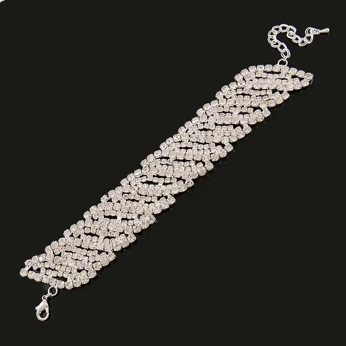Bracelet en argent 925 à breloques avec couronne élégant pour femmes pour soirée mariage occasions spéciales