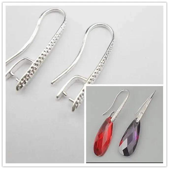 Boucles d'oreilles en argent 925, production de bijoux, accessoires, boucles d'oreilles, crochet d'o