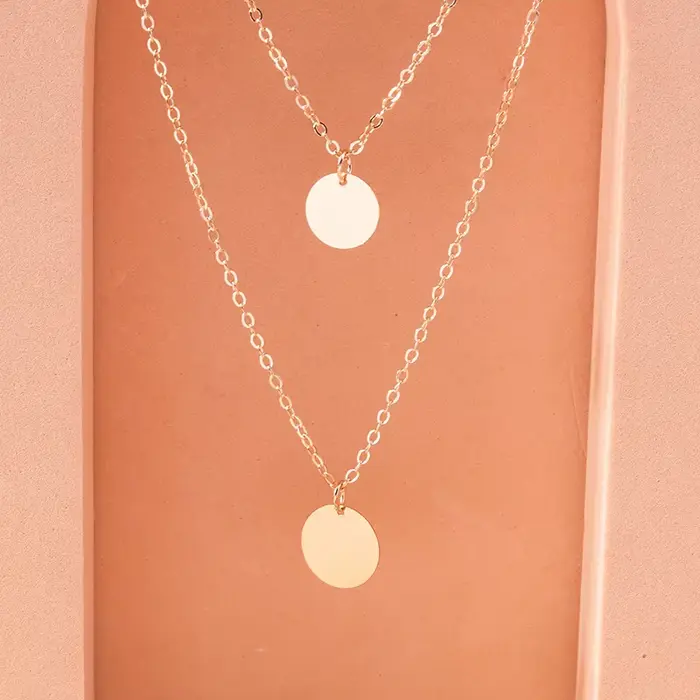 Aihua mode infini pendentif collier pour femmes or argent couleur chaînes infini symbole fête Collar
