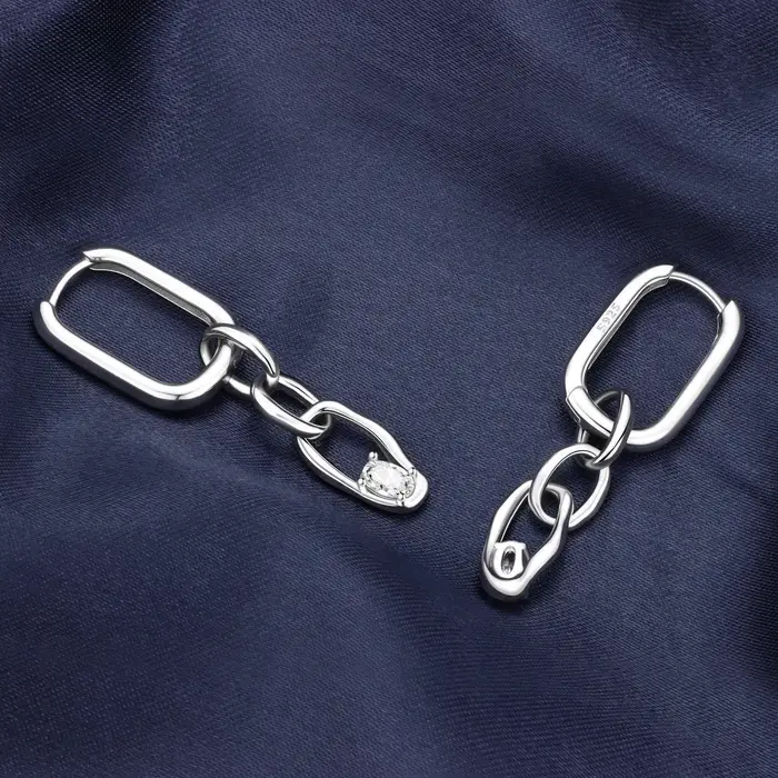 MISEFF – boucles d'oreilles en argent Sterling S925