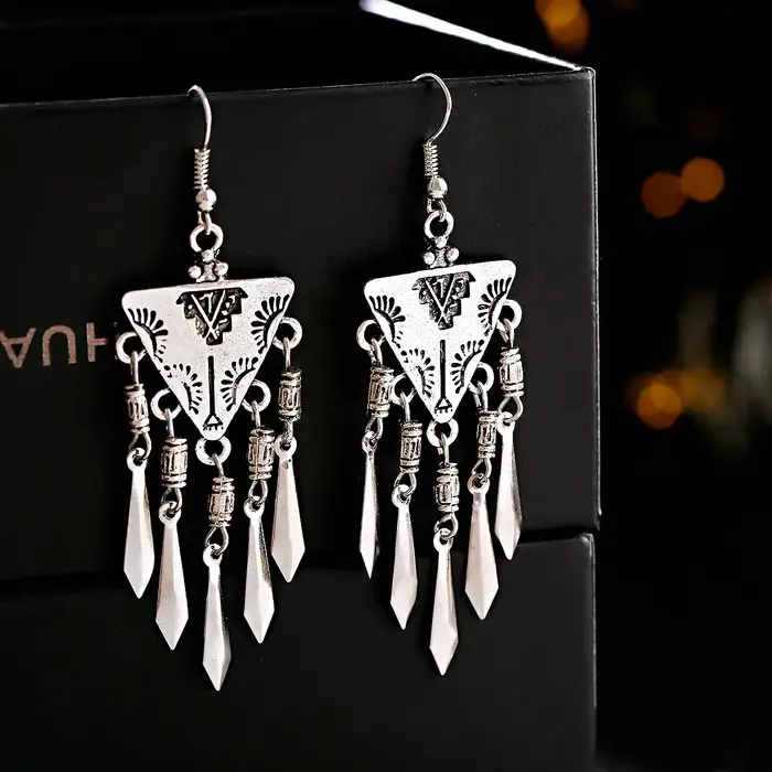 Boucles d'oreilles en chaîne pour femmes