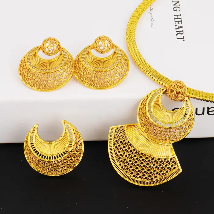 Ensemble de bijoux de Style Vintage pour femmes