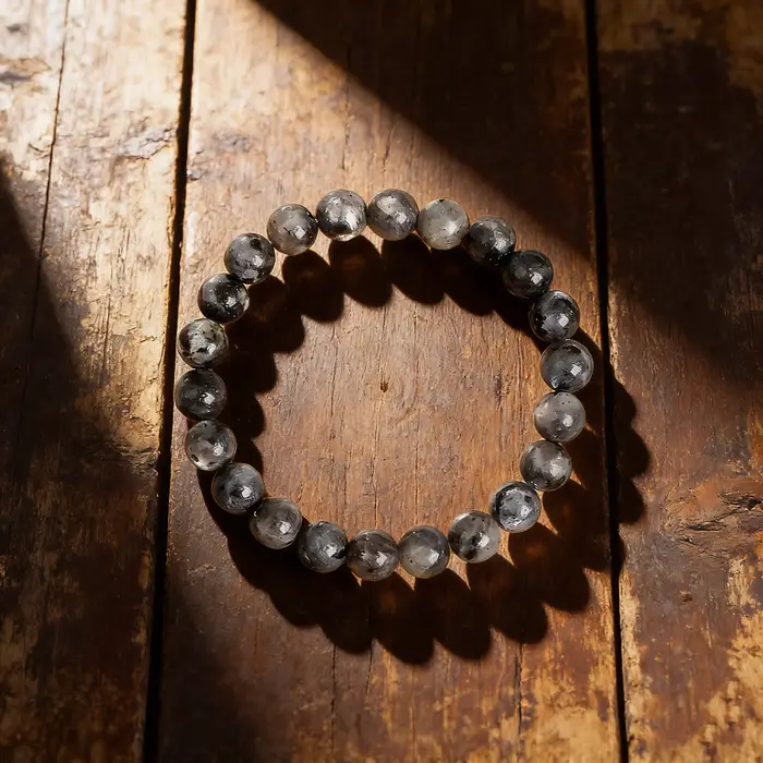Bracelet en perles de labradorite naturelles avec charme Reiki pour femmes équilibre protection bijoux en cristal occassions spéciales