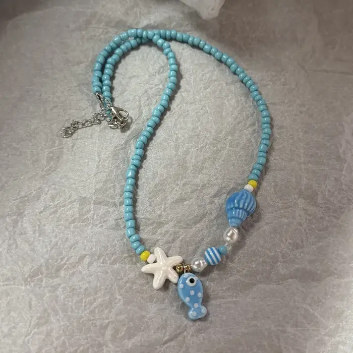 Collier bohème coloré pour femmes et filles