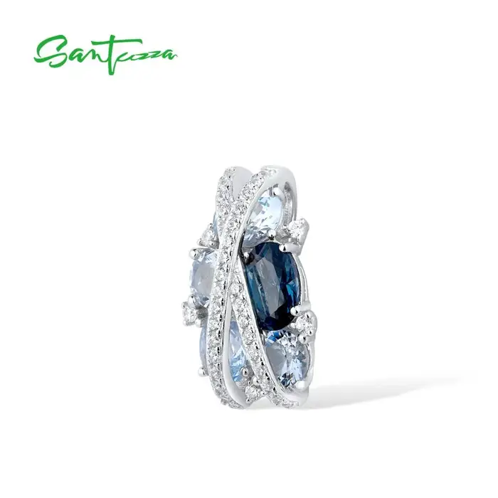 Pendentif en argent regardé pur 925 pour femme