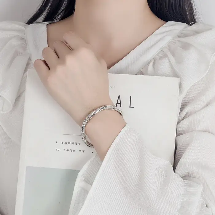 Bracelets ouverts en argent Sterling 925 pour femmes