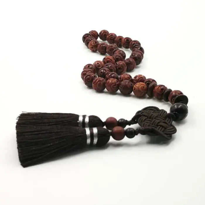 Bracelets en bois de santal zambien naturel pour hommes