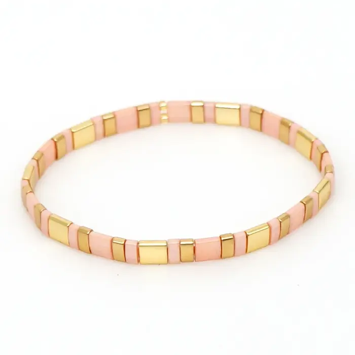 Go2boho-Bracelet de perles Tila pour femmes