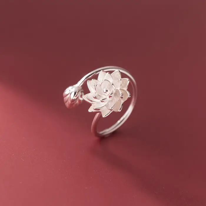 Bagues réglables en argent Sterling 925 pour femmes