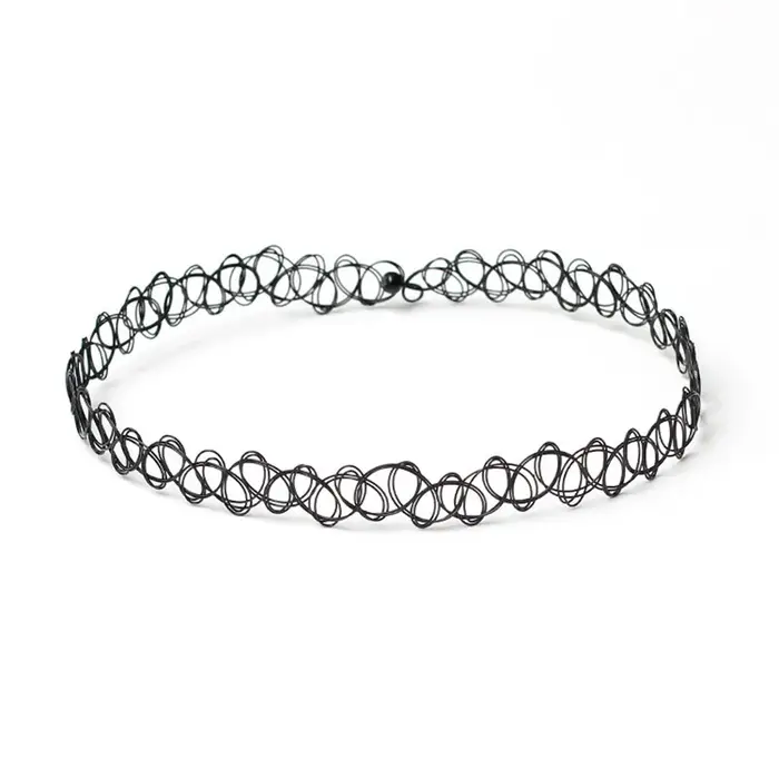 Collier ras du cou noir court pour femme, bijoux de collier, étoile, soleil, papillon, conception de