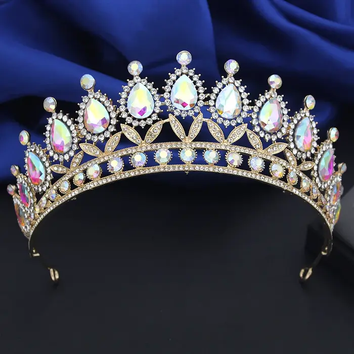Diadèmes en cristal bleu Royal pour mariées