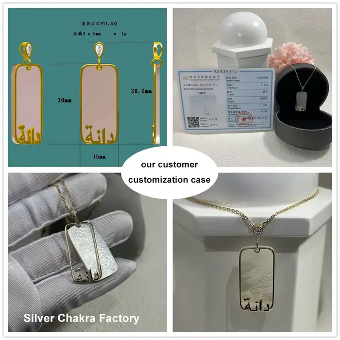 Bijoux Personnalisés en Or ou Argent