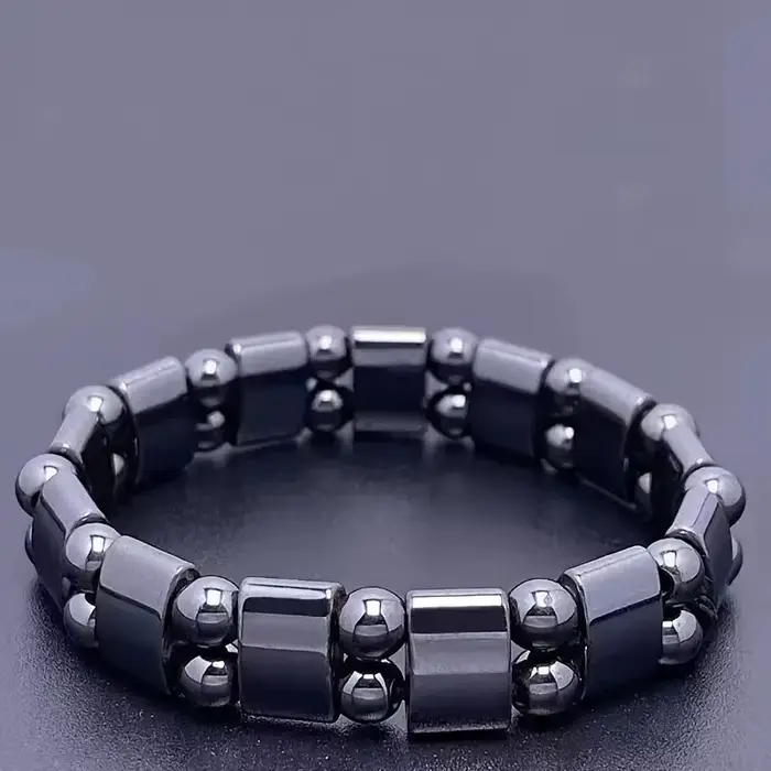 Bracelets en pierre œil de tigre et hématite magnétique pour hommes et femmes, pour attirer l'abonda