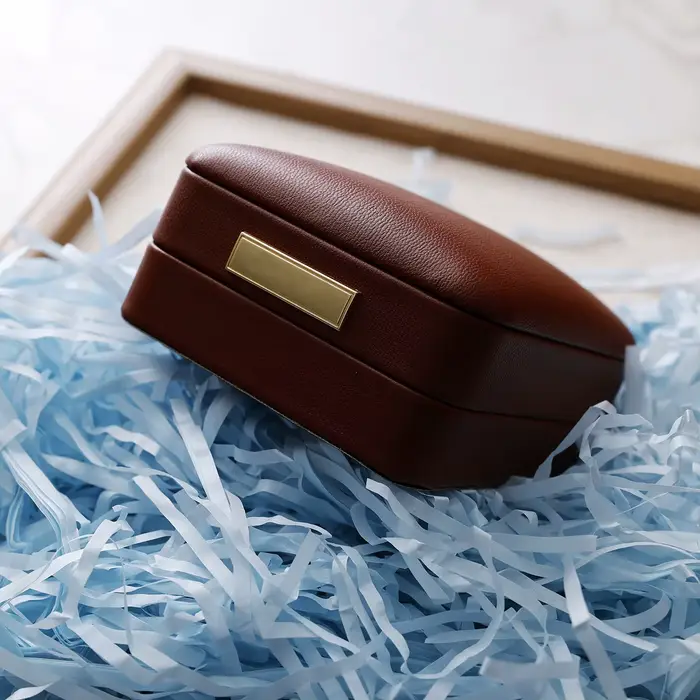 Présentoir à bijoux élégant en velours pour femmes, parfait pour anniversaire, demande en mariage, mariage, cadeaux, utilisation commerciale, voyage et festival