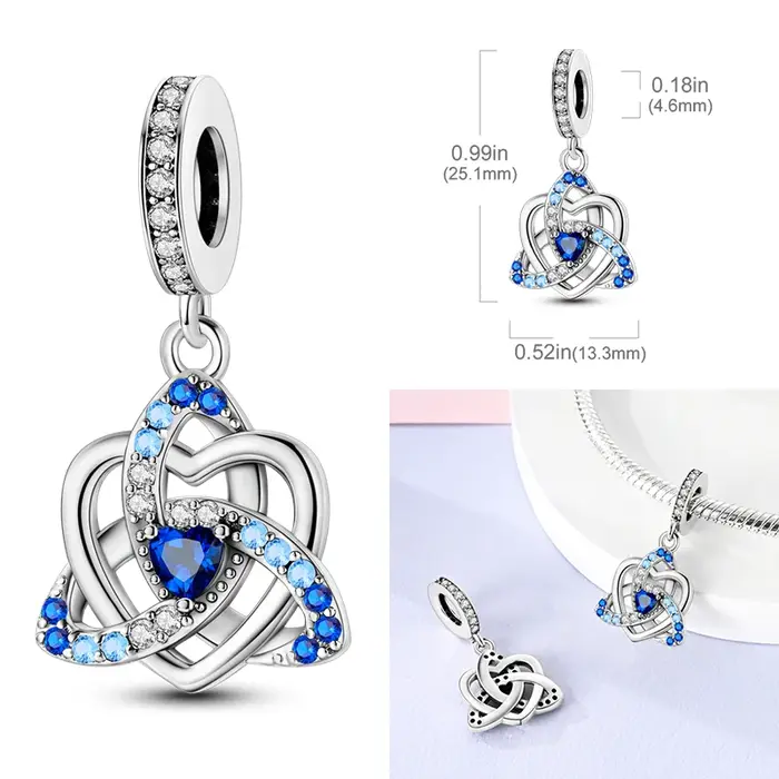 Offres spéciales 925 breloques en argent Sterling perles oeil du diable main de Fatima croix