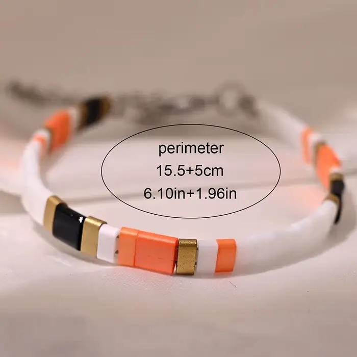 ATA YUKI TILA-Bracelet de perles colorées empilables pour femmes