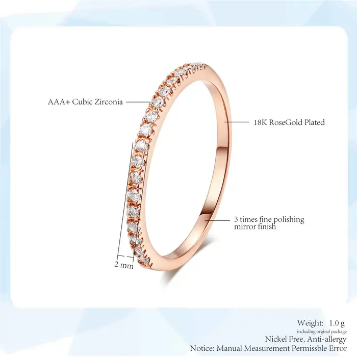 Bague de mariage délicate pour femme et homme