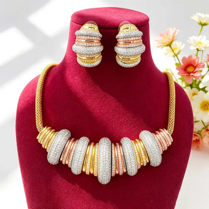 Nouvel ensemble de bijoux GODKI pour femmes