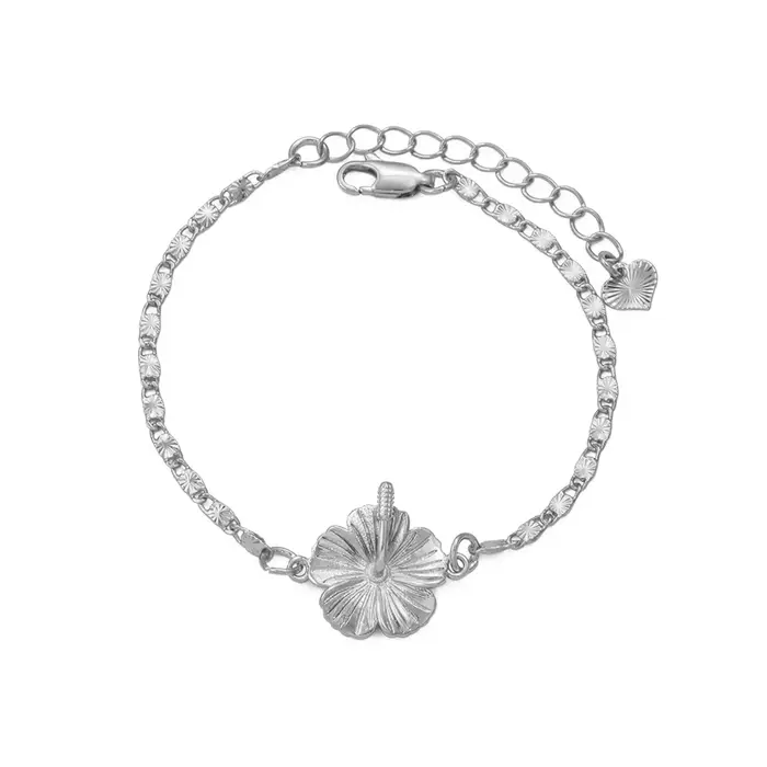 Bracelets à fleurs d'hibiscus Anniyo pour femmes, bijoux populaires des îles hawaïennes, Guam et Por