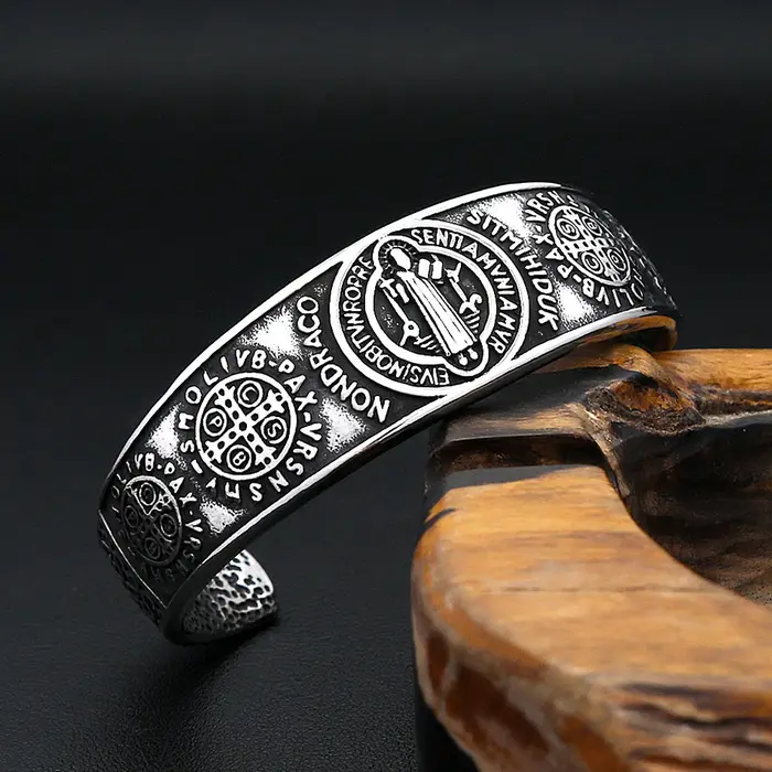 Bracelet exorcisme Vintage Saint benoît pour hommes et femmes