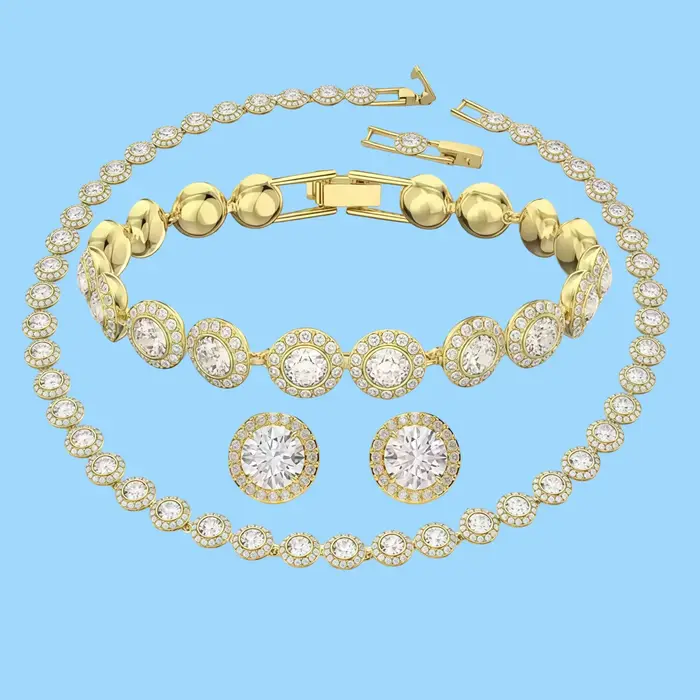 Ensemble de bijoux de luxe exquis de haute qualité pour mariage, collection 2026 UE, simple et élégant, vente chaude