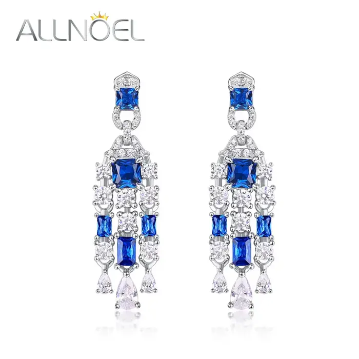 ALLNOEL-Boucles d'oreilles pendantes en argent regardé 925 pour femme, pompon en forme de main de sp