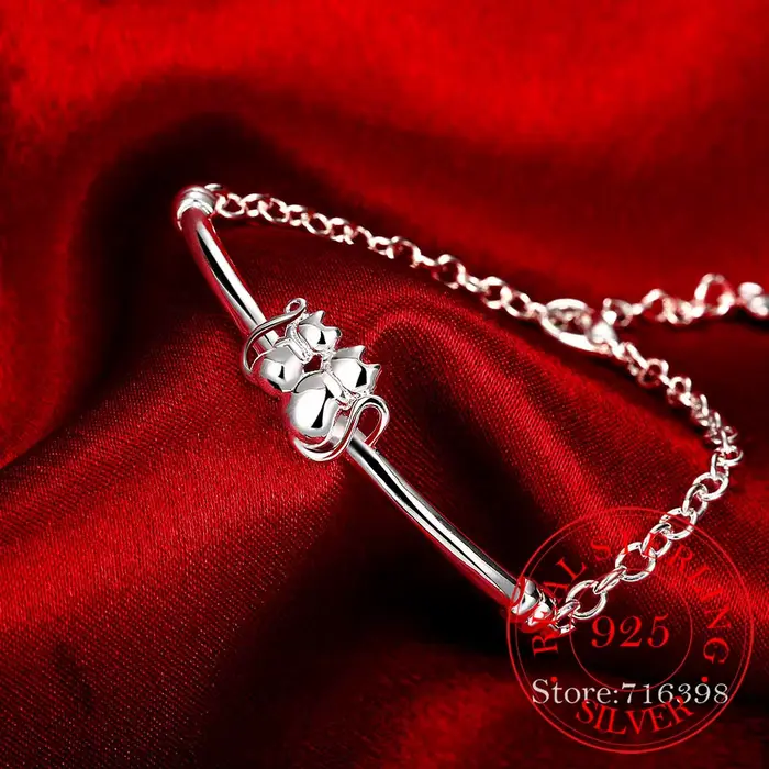 Bracelets en argent sterling 925 serti de zircone cubique et cristal pour femmes et hommes occasions spéciales