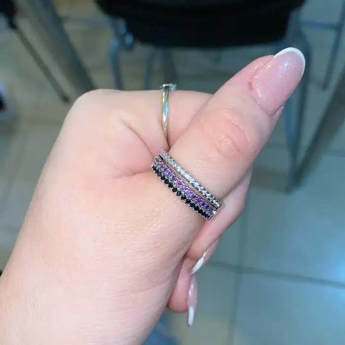 Bagues en zircone cubique serties de cristaux autrichiens et zirconie cubique pour femmes, alliances de mariage, bijoux de fête et quotidiens, cadeaux pour occasions spéciales
