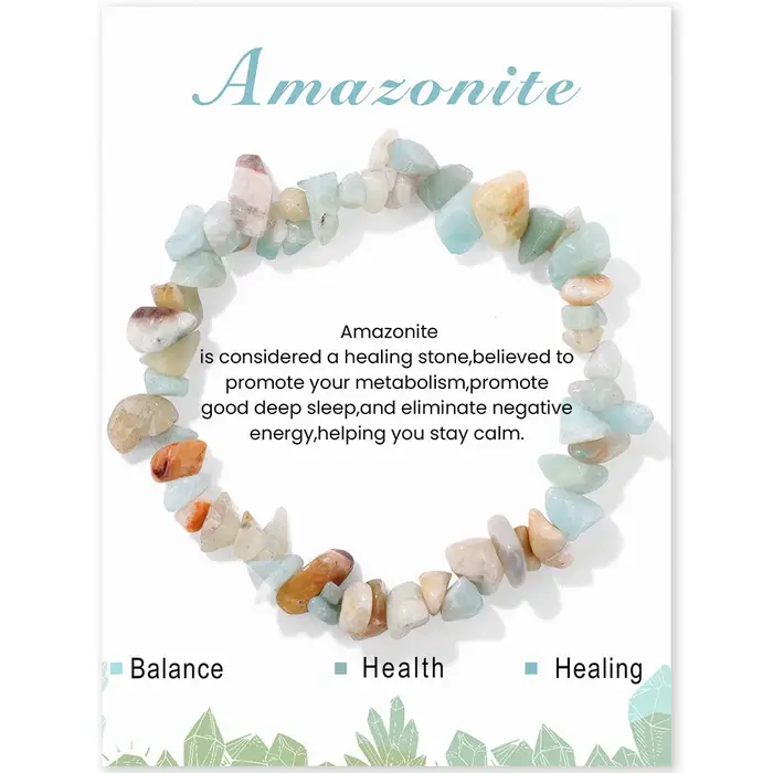 Bracelet artificiel astique en Pierre Naturelle pour Homme et Femme, Bijou Style Bohème, Gemme Irrég