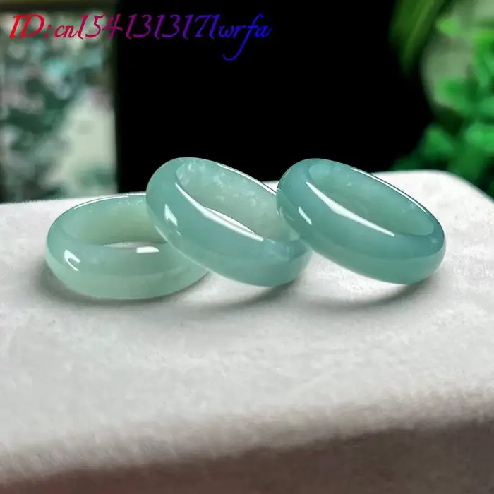 Bague en jadéite naturelle du Myanmar