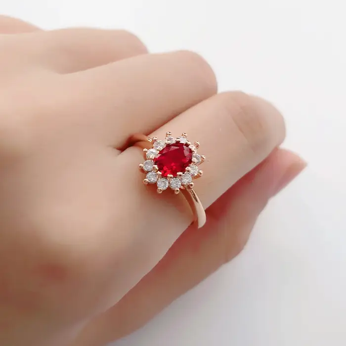 Bagues princesse Diana pour femmes, bijoux en cristal bleu, fiançailles, promesse de mariage, cadeau