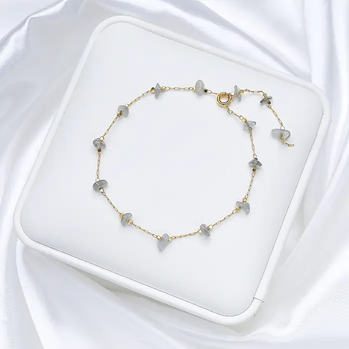 Bracelet en pierre naturelle tourmaline pour femme, ensemble de bijoux à la mode, bracelets de trava
