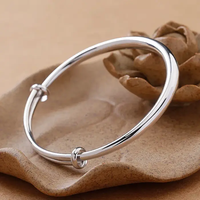 Bracelet en argent Sterling 925 pour femmes et hommes, à la mode, pour fête de mariage, mignon, fait