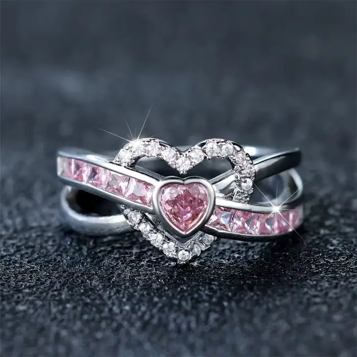Bague classique en argent sterling 925 pour femmes, bijoux flocon de neige, bague simple en diamant 