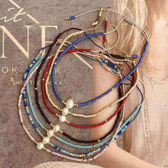 Bracelet Miyuki KKBEAD pour femmes perles de rocaille bijou style Kpop accessoire cadeau bijoux bohèmes été ajustable à la mode