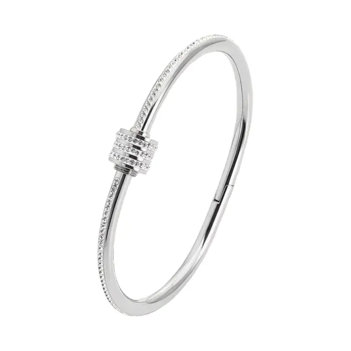 Bracelet en acier inoxydable plaqué or rose et or pour femmes et hommes bijoux à la mode accessoire cadeau