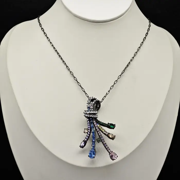 Collier Boucles d'Oreilles Bracelet Style Rétro Élégant Coloré Pour Femmes Occasions Spéciales