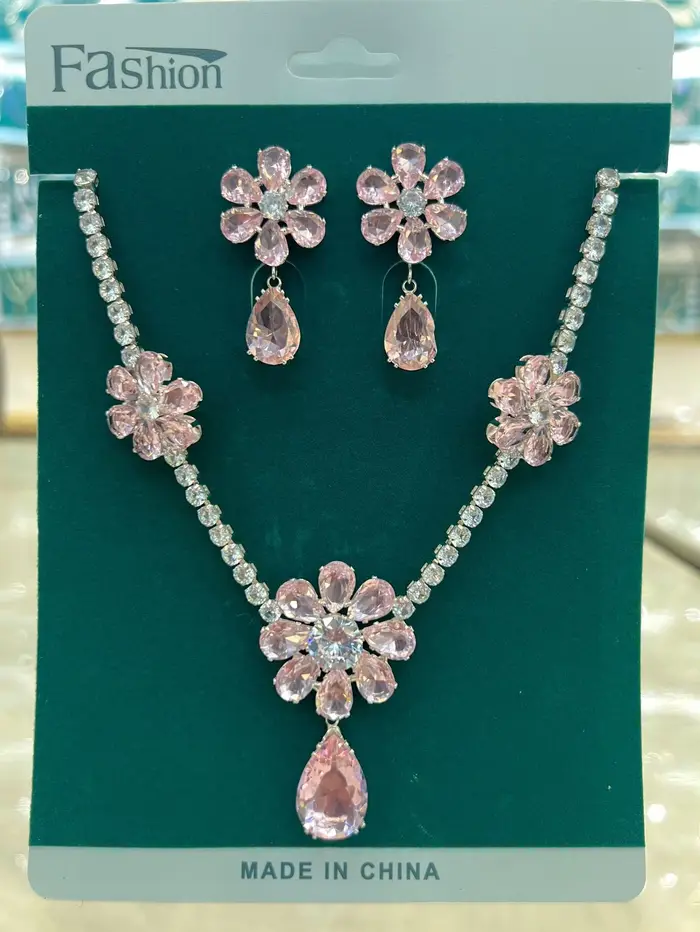 Collier de mariée fleuri, ensemble de luxe en cuivre serti de pierres en zircone, style européen, ensemble tendance pour accessoires de robe de soirée formelle