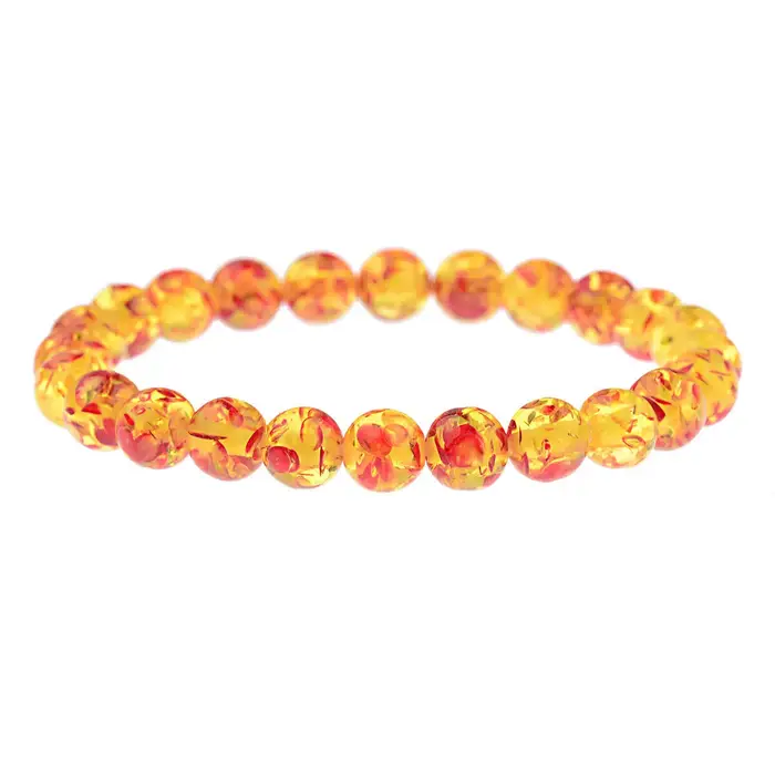 Bracelet de perles d'ambre jaune 2022, en pierre naturelle, pour hommes et femmes, Citrines, Jades, 