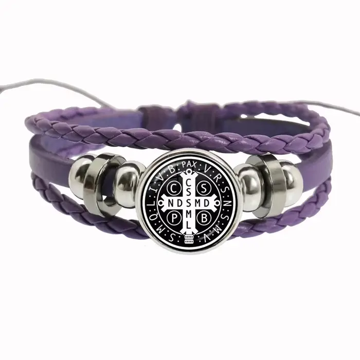 Bracelet en forme de médaillon Saint bénisse