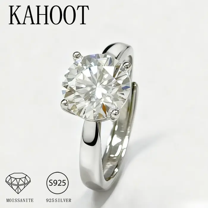Une bague en argent 925 de haute qualité