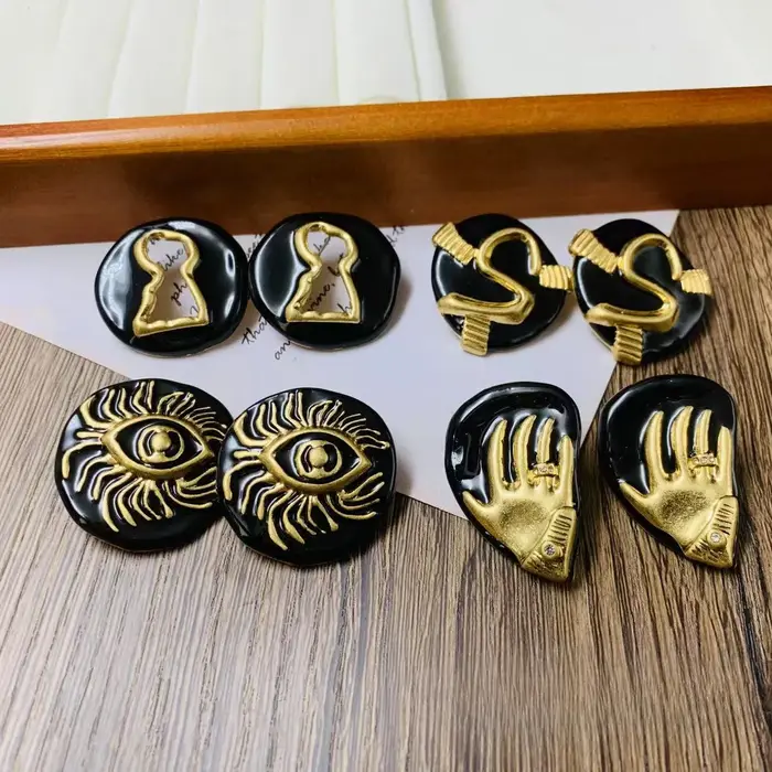 Boucles d'oreilles vintage pour femme