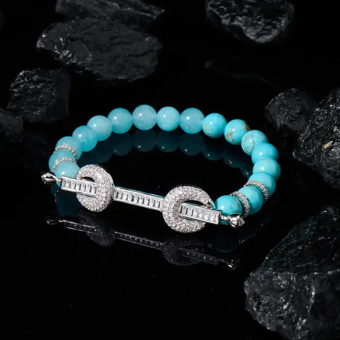 Bracelet de perles en pierre naturelle pour femmes