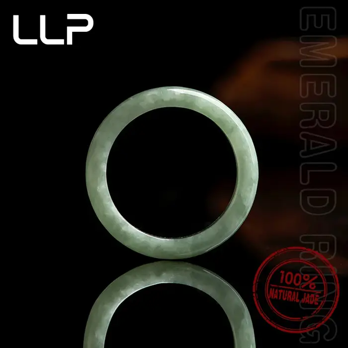 Bague en jadéite de qualité A naturelle pour femmes symbole de bonne chance classique et moderne pour usage quotidien et occasions spéciales
