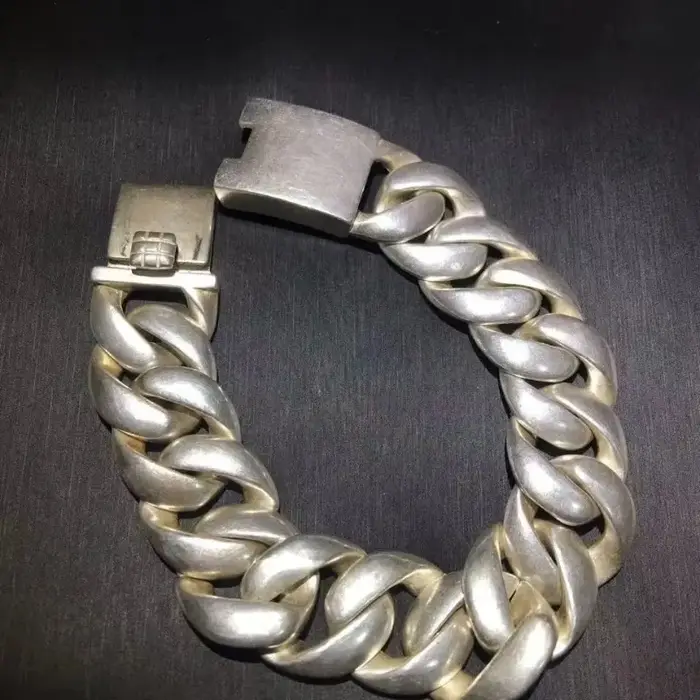 Bracelet tibétain en argent S925, exquis, Simple, personnalisé, pour hommes et femmes, accessoires d