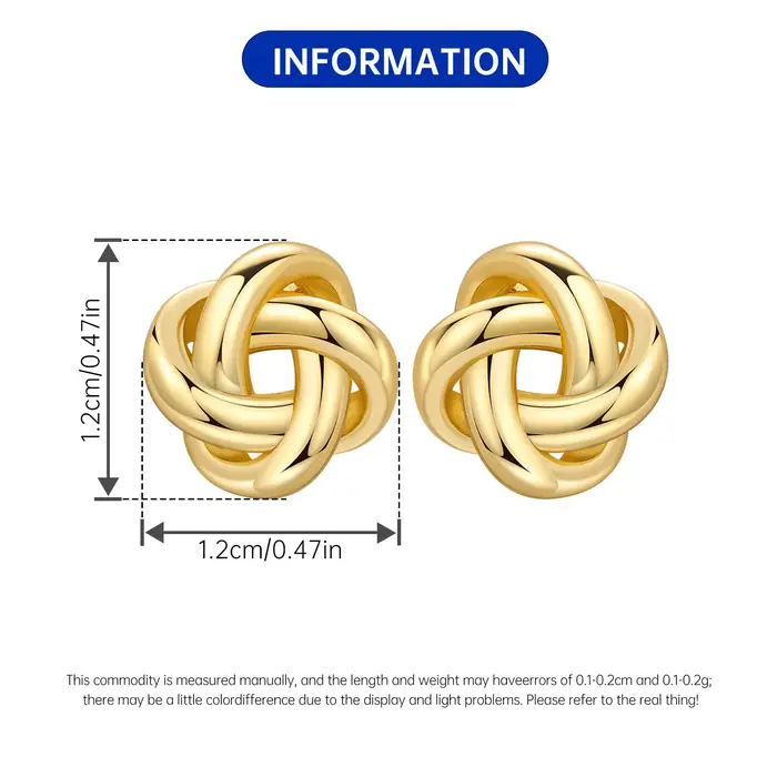 MISEFF – boucles d'oreilles en argent Sterling S925