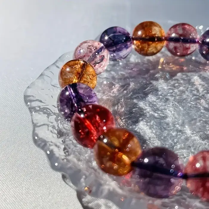 Bracelets en cristal pour hommes et femmes, accessoires perlés faits à la main