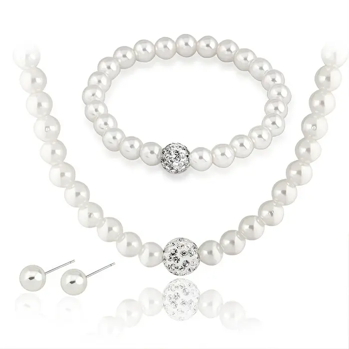 Ensemble de bijoux en Imitation de perles