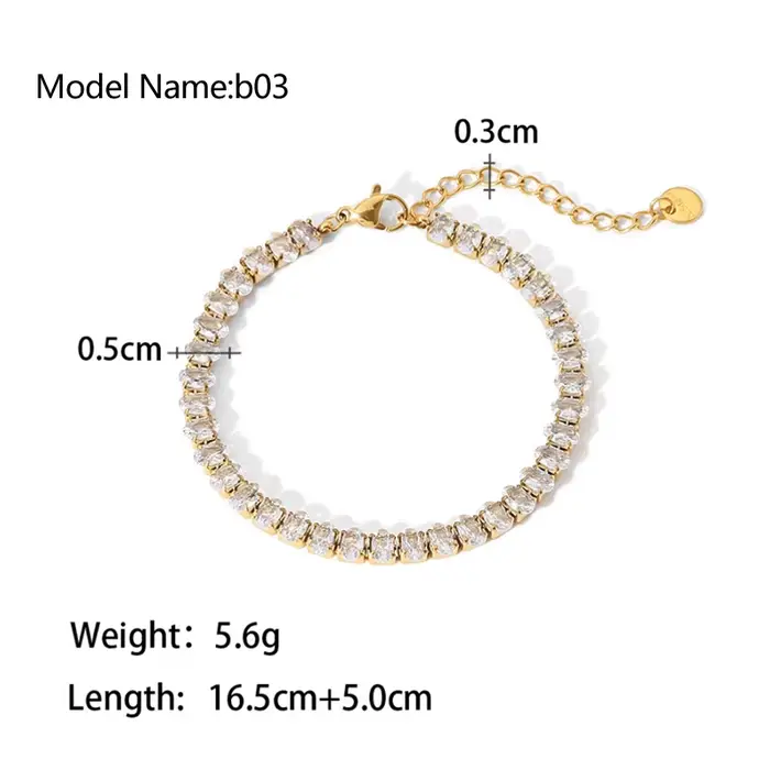 JOElegant-Bracelet doré pour femme
